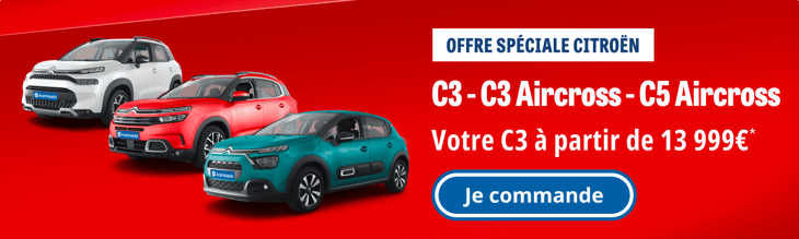 Citroën C3 et C3 Aircross à partir de 13 499€