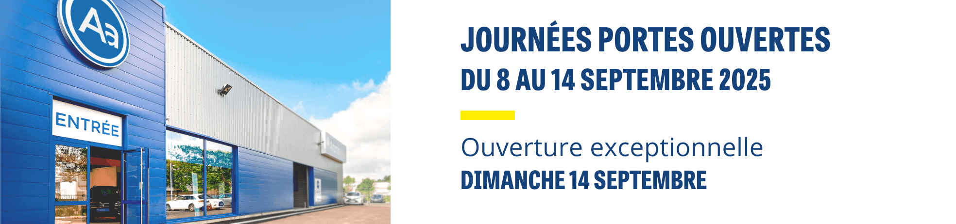 Les journées portes ouvertes du mois de Septembre 2025