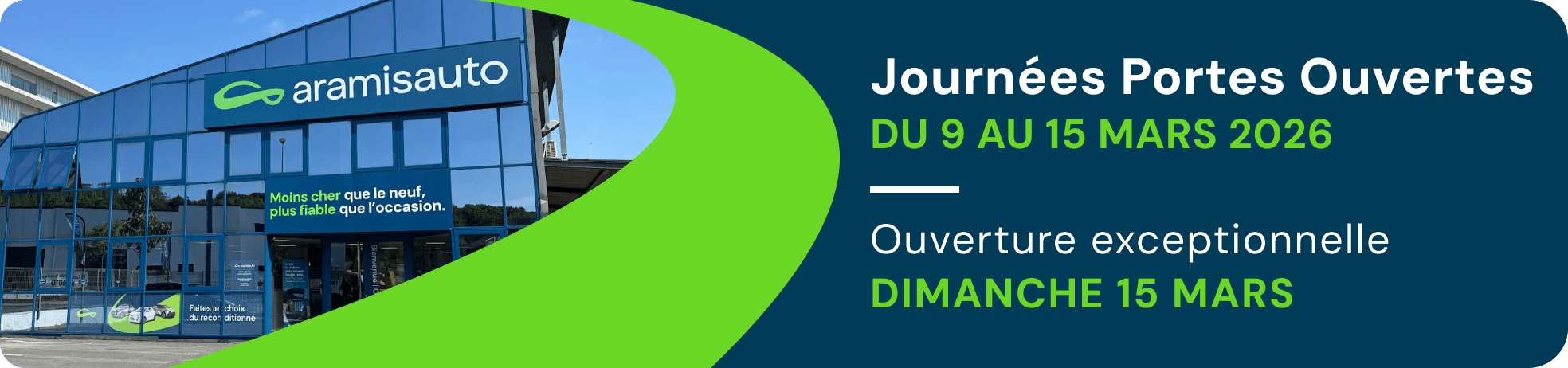Les journées portes ouvertes du mois de Mars 2026